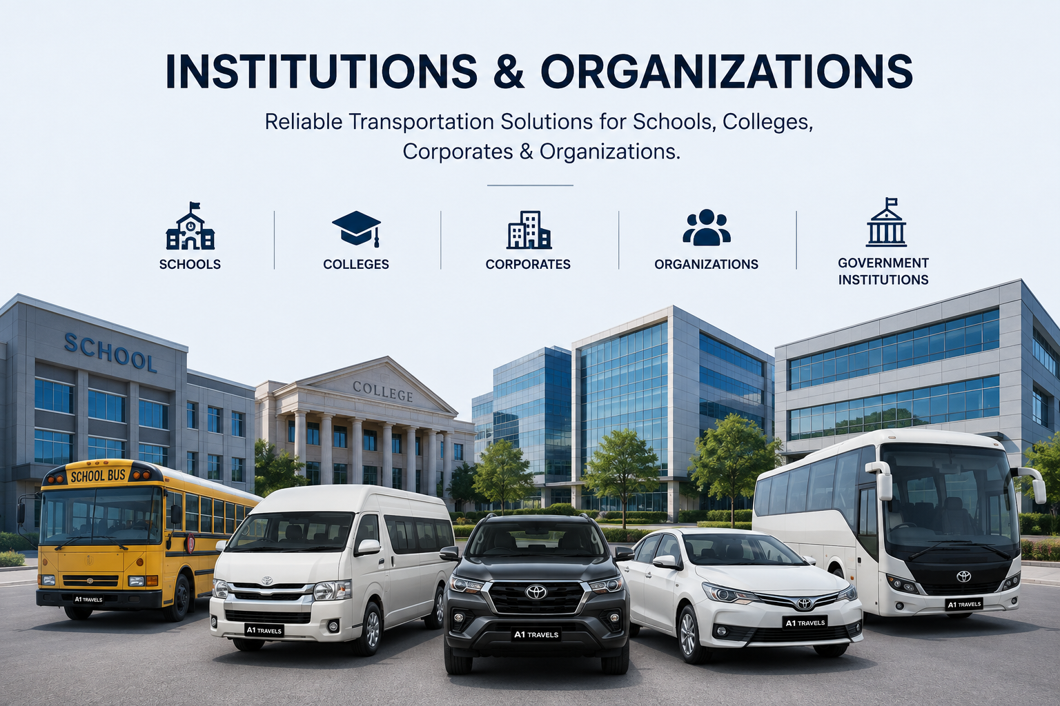 Institution and organization transportation
